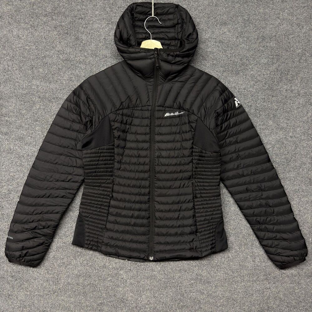 Eddie Bauer First Ascent MicroTherm 2.0 Jacket Womens S Black StormDown 800